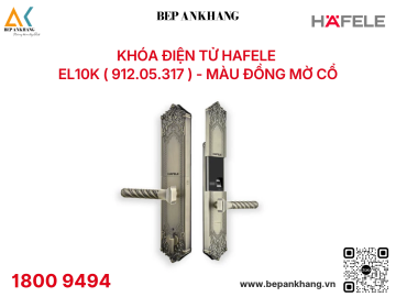 Khóa điện tử HAFELE  EL10K (912.05.317) - Màu đồng mờ cổ